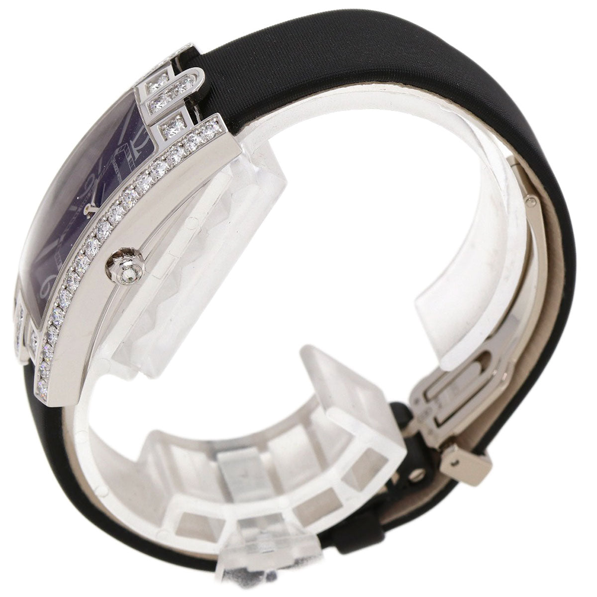 HARRY WINSTON ハリーウィンストン 330LQWL VD31 アヴェニューC アヴェンチュリン 200本限定 腕時計 K18WG レディース 中古