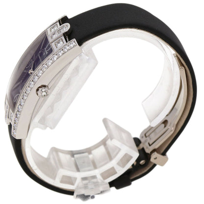 HARRY WINSTON ハリーウィンストン 330LQWL VD31 アヴェニューC アヴェンチュリン 200本限定 腕時計 K18WG レディース 中古