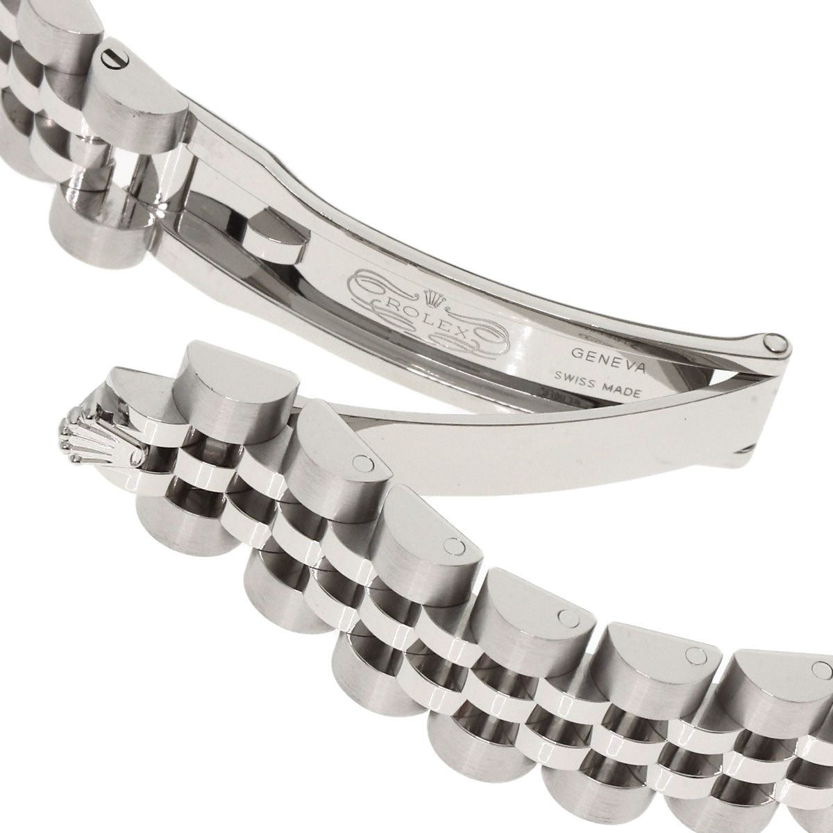 ROLEX ロレックス 179174G デイトジャスト 10P ダイヤモンド 腕時計 SS レディース 中古