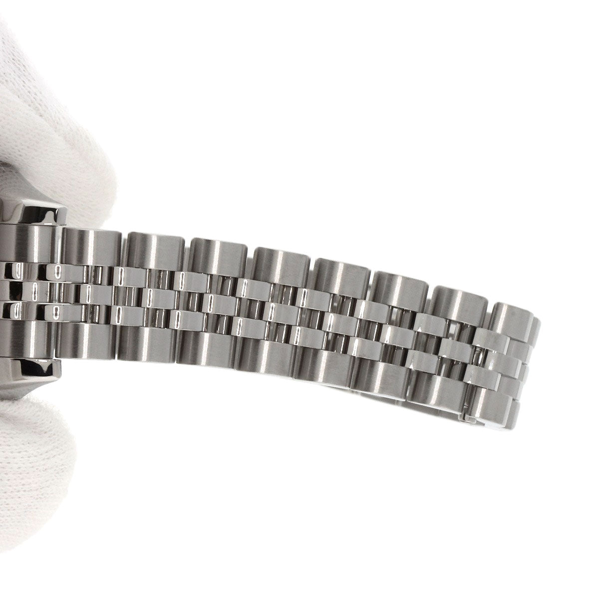 ROLEX ロレックス 179174G デイトジャスト 10P ダイヤモンド 腕時計 SS レディース 中古