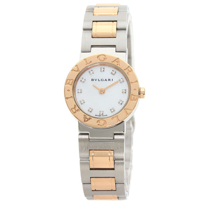 BVLGARI ブルガリ BBP23SG ブルガリブルガリ 12P ダイヤモンド 腕時計 SS レディース 中古
