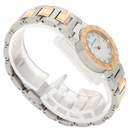 BVLGARI ブルガリ BBP23SG ブルガリブルガリ 12P ダイヤモンド 腕時計 SS レディース 中古