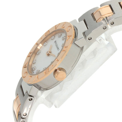 BVLGARI ブルガリ BBP23SG ブルガリブルガリ 12P ダイヤモンド 腕時計 SS レディース 中古