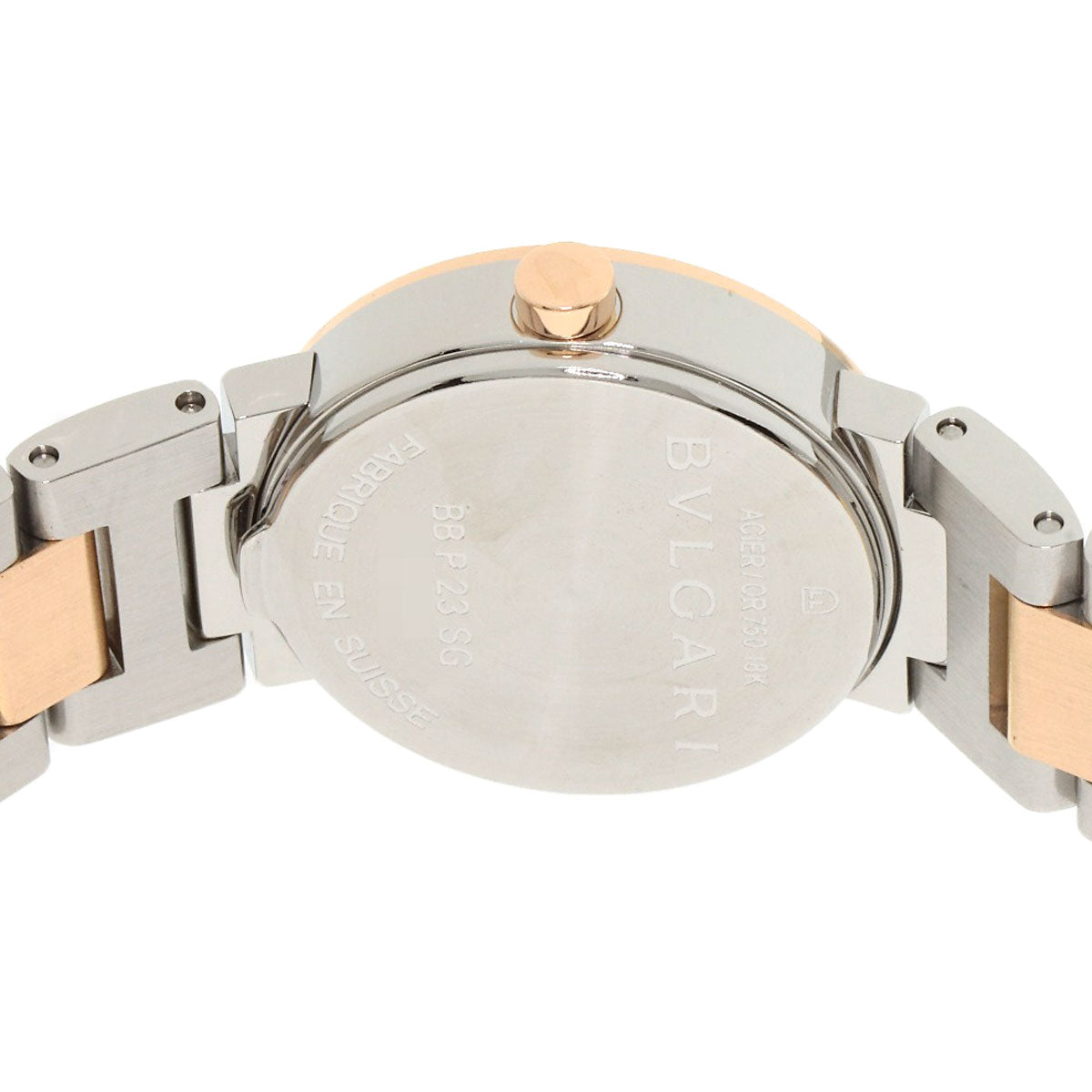 BVLGARI ブルガリ BBP23SG ブルガリブルガリ 12P ダイヤモンド 腕時計 SS レディース 中古