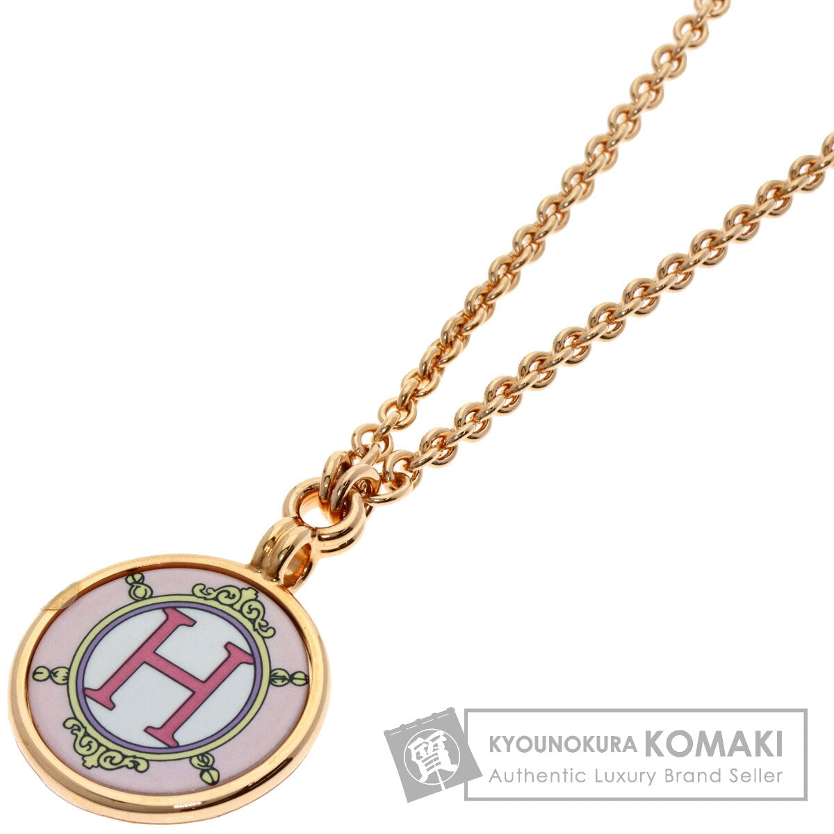 エルメス メダイユ ブラゾン PM ネックレス 中古 商品画像1