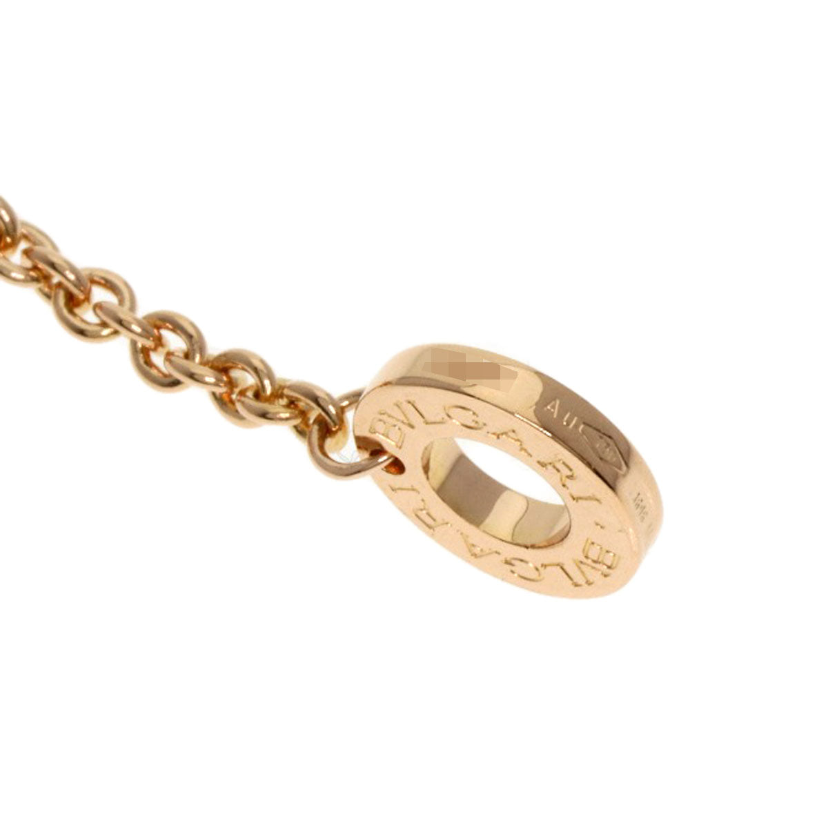 BVLGARI ブルガリ B-zero1 ビーゼロワン エレメント ダイヤモンド ホワイト セラミック ネックレス K18PG レディース 中古