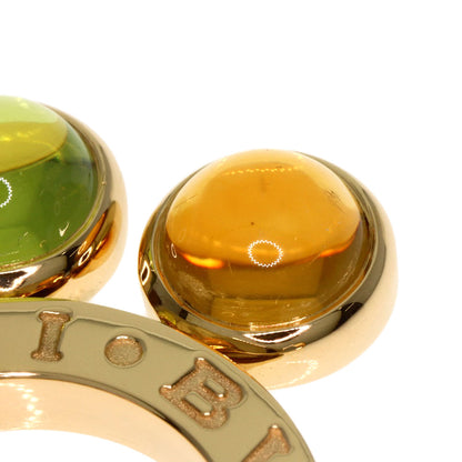 BVLGARI ブルガリ アレグラ マルチカラーストーン ペンダントトップ K18YG レディース 中古
