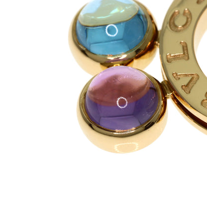BVLGARI ブルガリ アレグラ マルチカラーストーン ペンダントトップ K18YG レディース 中古
