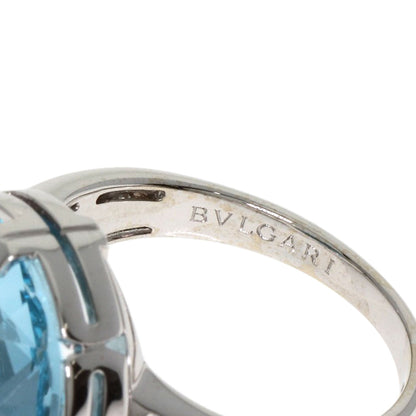 BVLGARI ブルガリ パレンテシ カクテル ブルートパーズ ダイヤモンド リング・指輪 K18WG レディース 中古