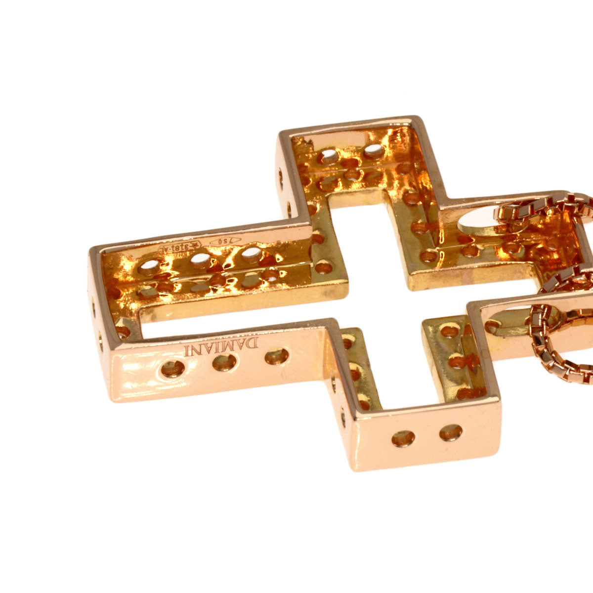 Damiani ダミアーニ ベルエポック SM ダイヤモンド ネックレス K18PG レディース 中古