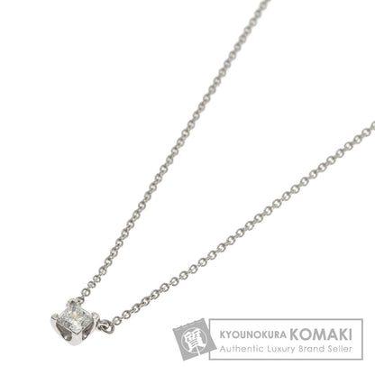 ティファニー スクエア ソリティア ダイヤモンド ネックレス 中古 商品画像1