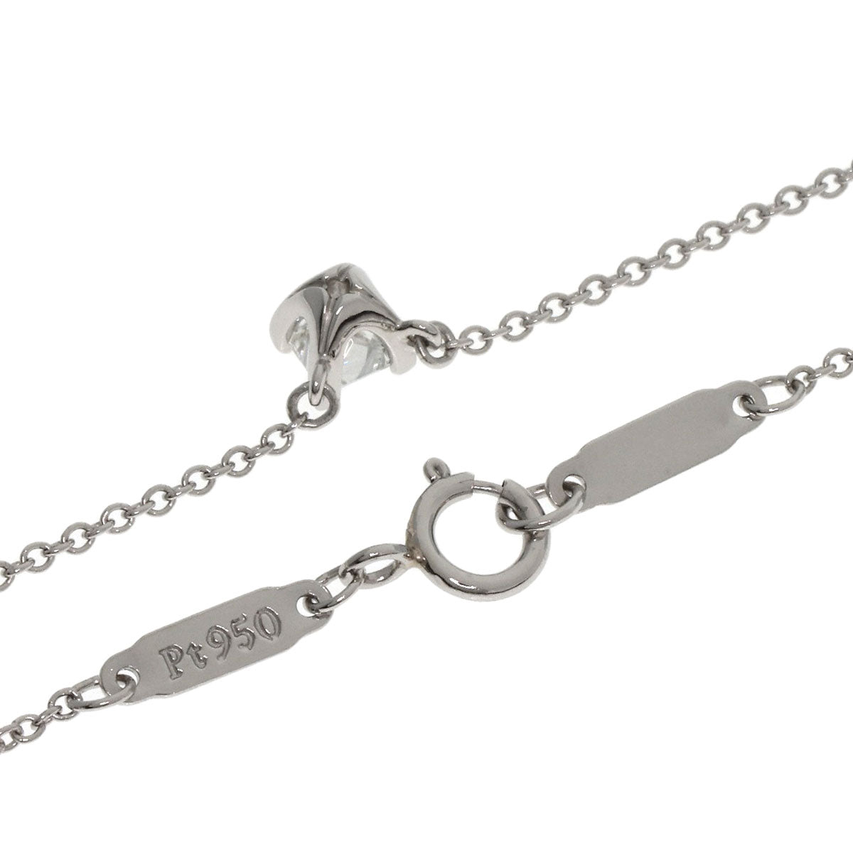 ティファニー スクエア ソリティア ダイヤモンド ネックレス 中古 商品画像3