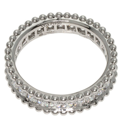 Van Cleef & Arpels ヴァンクリーフ＆アーペル エステル マリッジ フルエタニティ ダイヤモンド #48 リング・指輪 PT950 レディース 中古