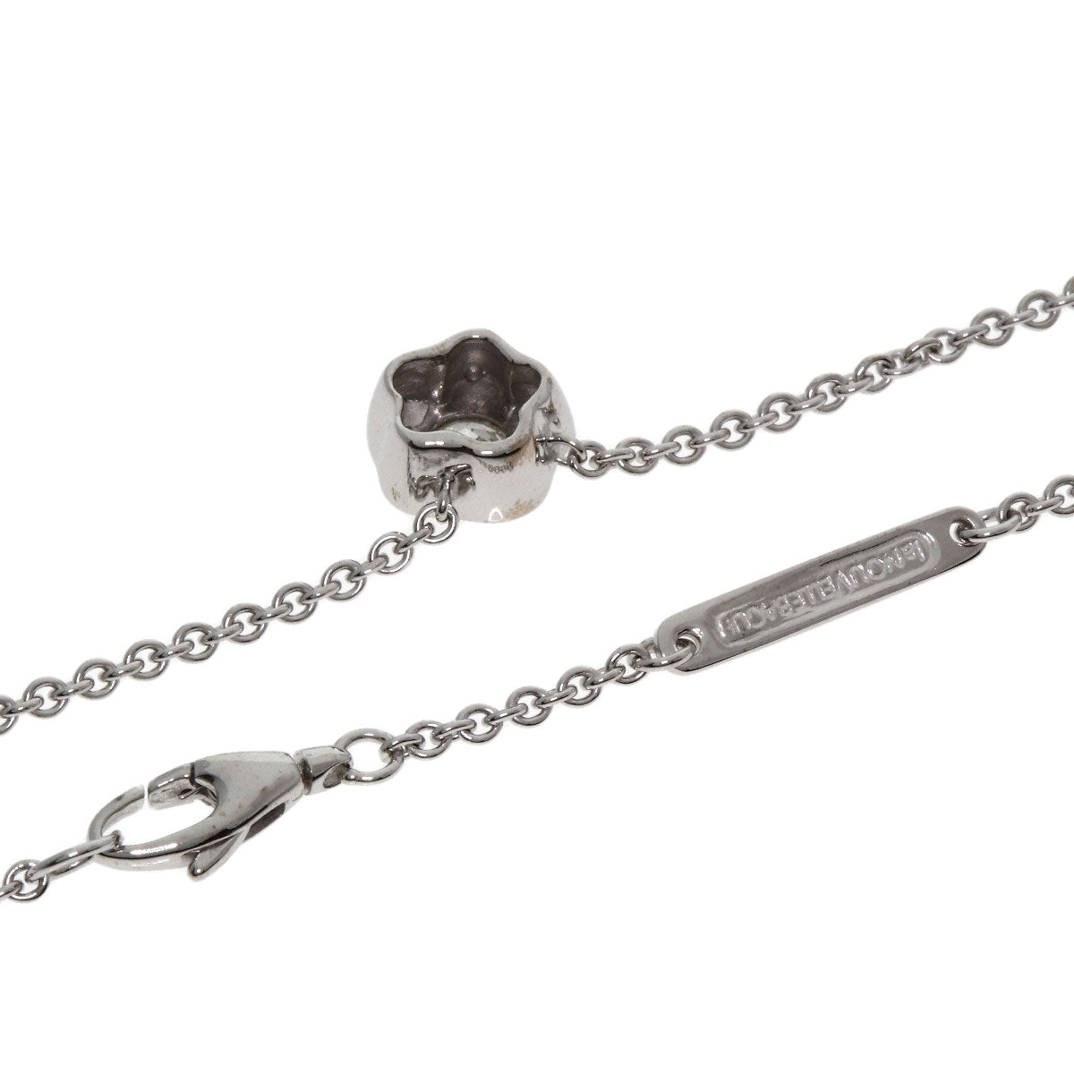 SELECT JEWELRY セレクトジュエリー ラ ヌーベルバーグ フラワー ダイヤモンド ネックレス K18WG レディース 中古