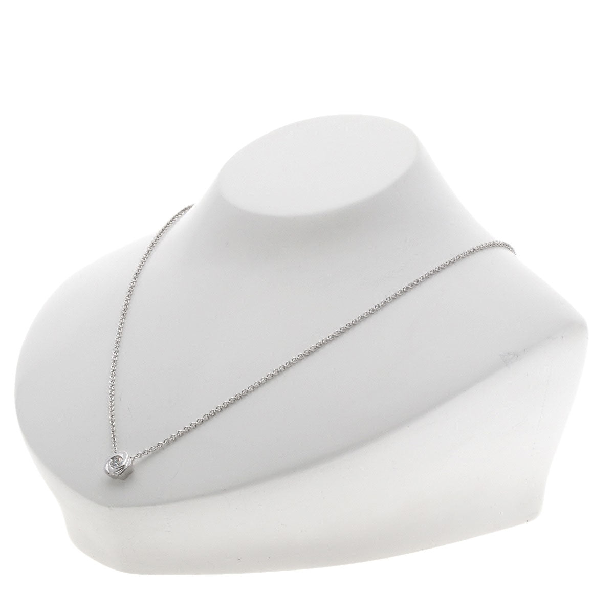 SELECT JEWELRY セレクトジュエリー ラ ヌーベルバーグ フラワー ダイヤモンド ネックレス K18WG レディース 中古