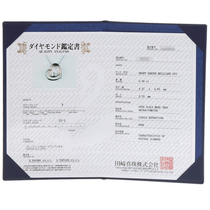 タサキ ハート シェイプ ダイヤモンド ネックレス 中古 商品画像9