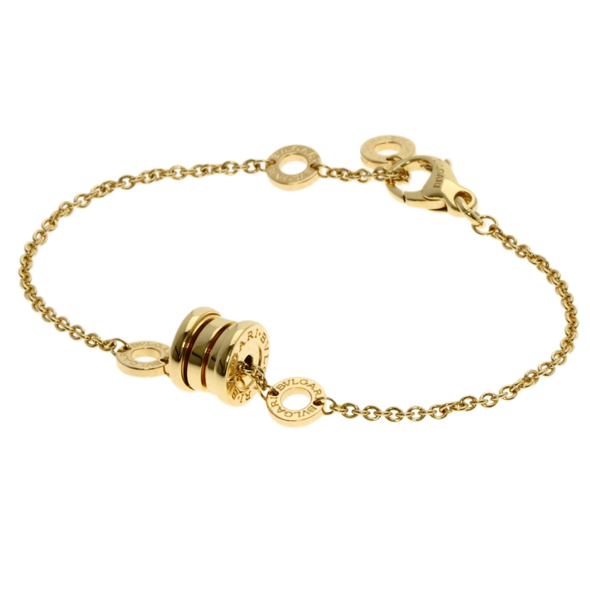 BVLGARI ブルガリ B-zero1 ビーゼロワン ブレスレット K18YG レディース 中古
