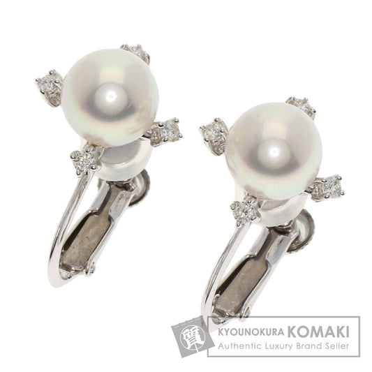 タサキ パール 真珠 ダイヤモンド イヤリング 中古 商品画像1