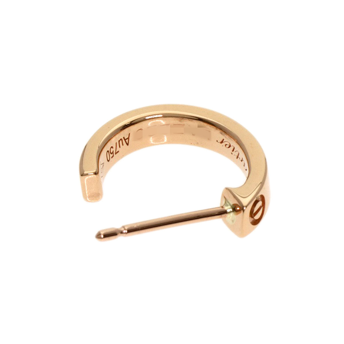 CARTIER カルティエ ミニラブ ピアス K18PG レディース 中古