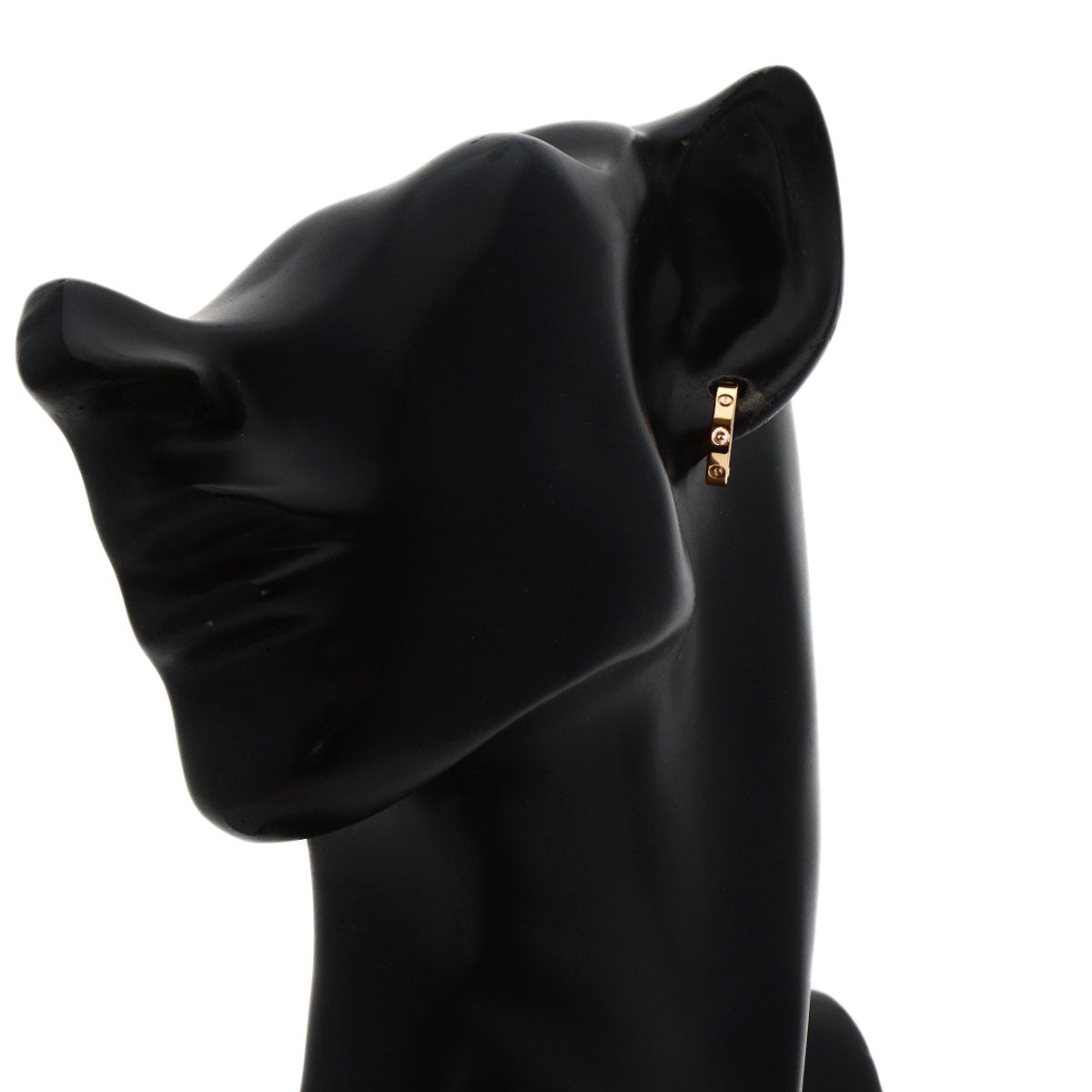 CARTIER カルティエ ミニラブ ピアス K18PG レディース 中古