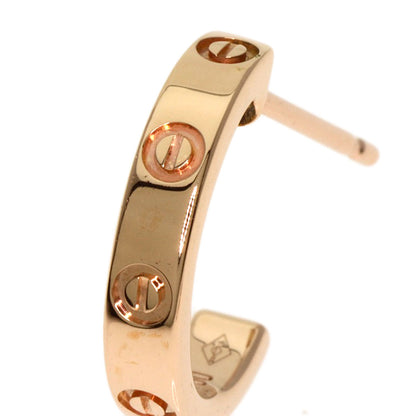 CARTIER カルティエ ミニラブ ピアス K18PG レディース 中古