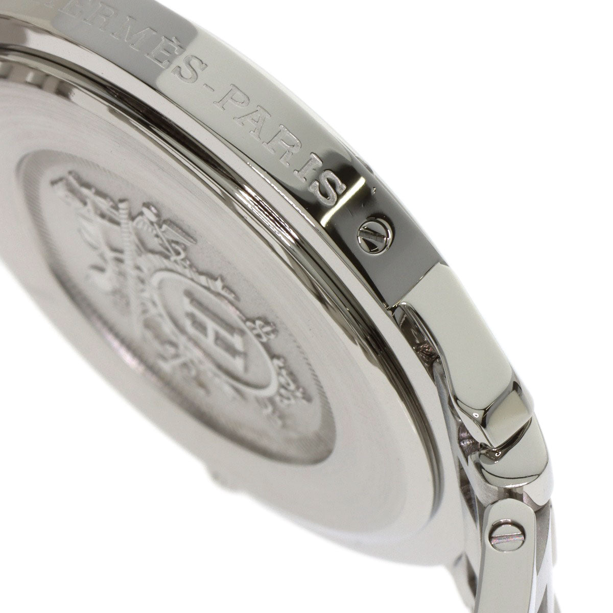 HERMES エルメス CL6.710 クリッパー 腕時計 SS メンズ 中古