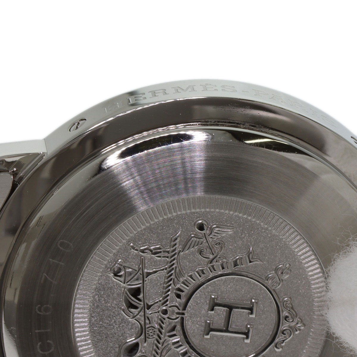 HERMES エルメス CL6.710 クリッパー 腕時計 SS メンズ 中古