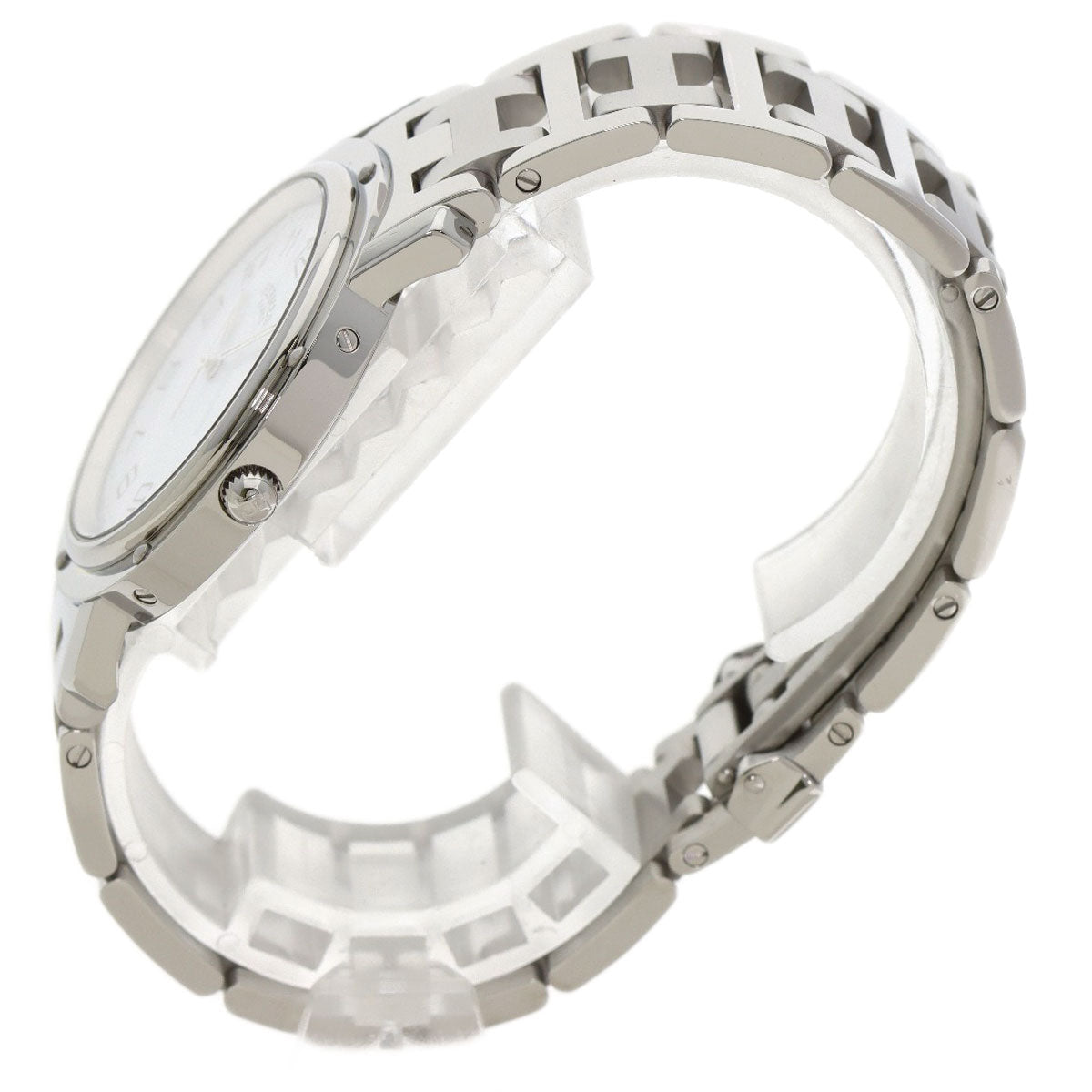 HERMES エルメス CL6.710 クリッパー 腕時計 SS メンズ 中古