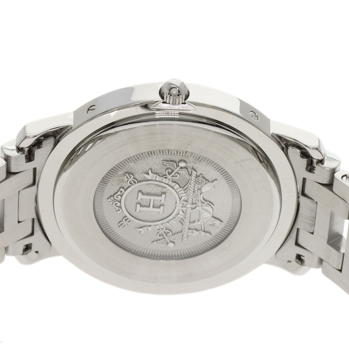 HERMES エルメス CL6.710 クリッパー 腕時計 SS メンズ 中古