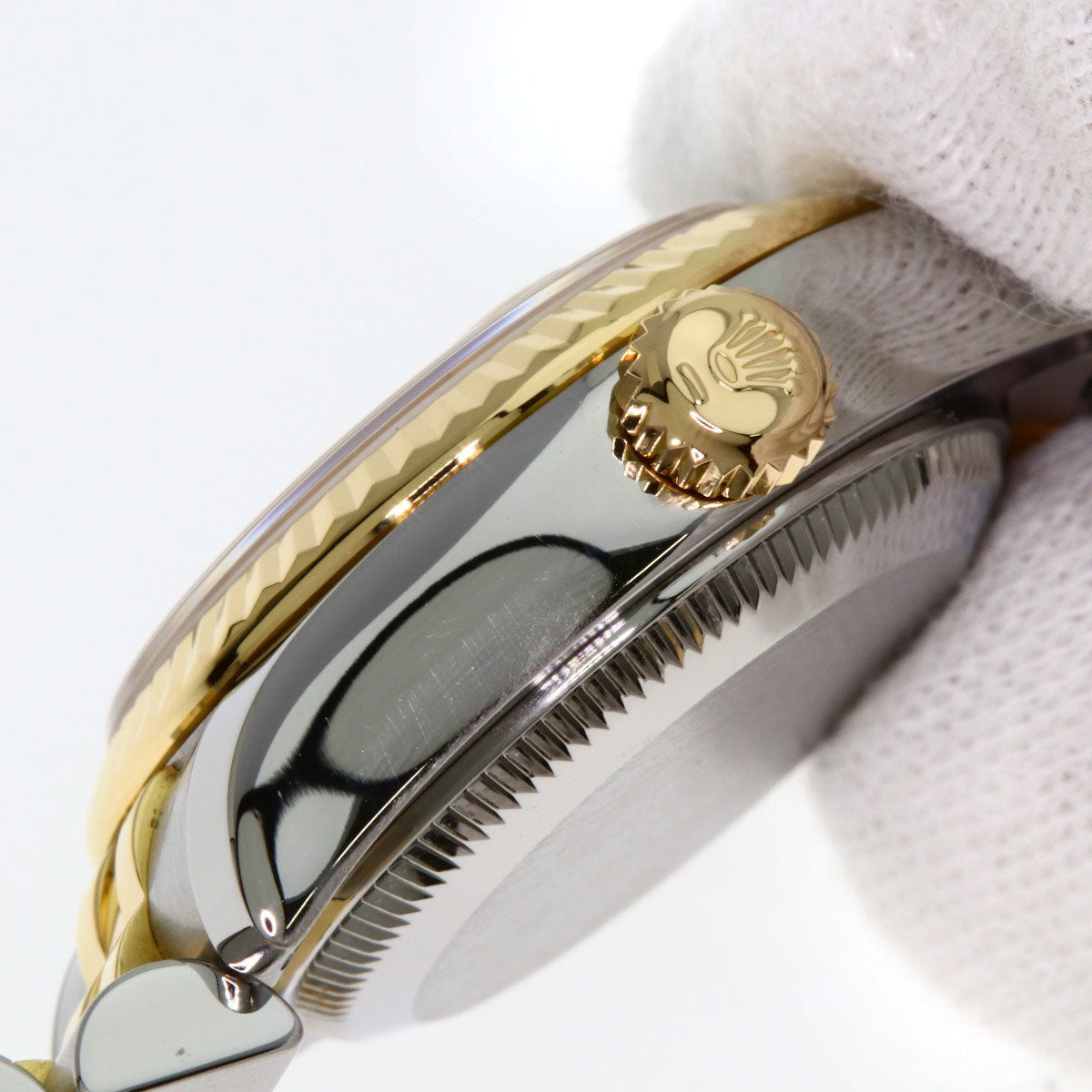 ROLEX ロレックス 179173NGR デイトジャスト 10P ルビー 腕時計 SS レディース 中古