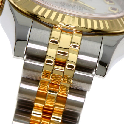 ROLEX ロレックス 179173NGR デイトジャスト 10P ルビー 腕時計 SS レディース 中古