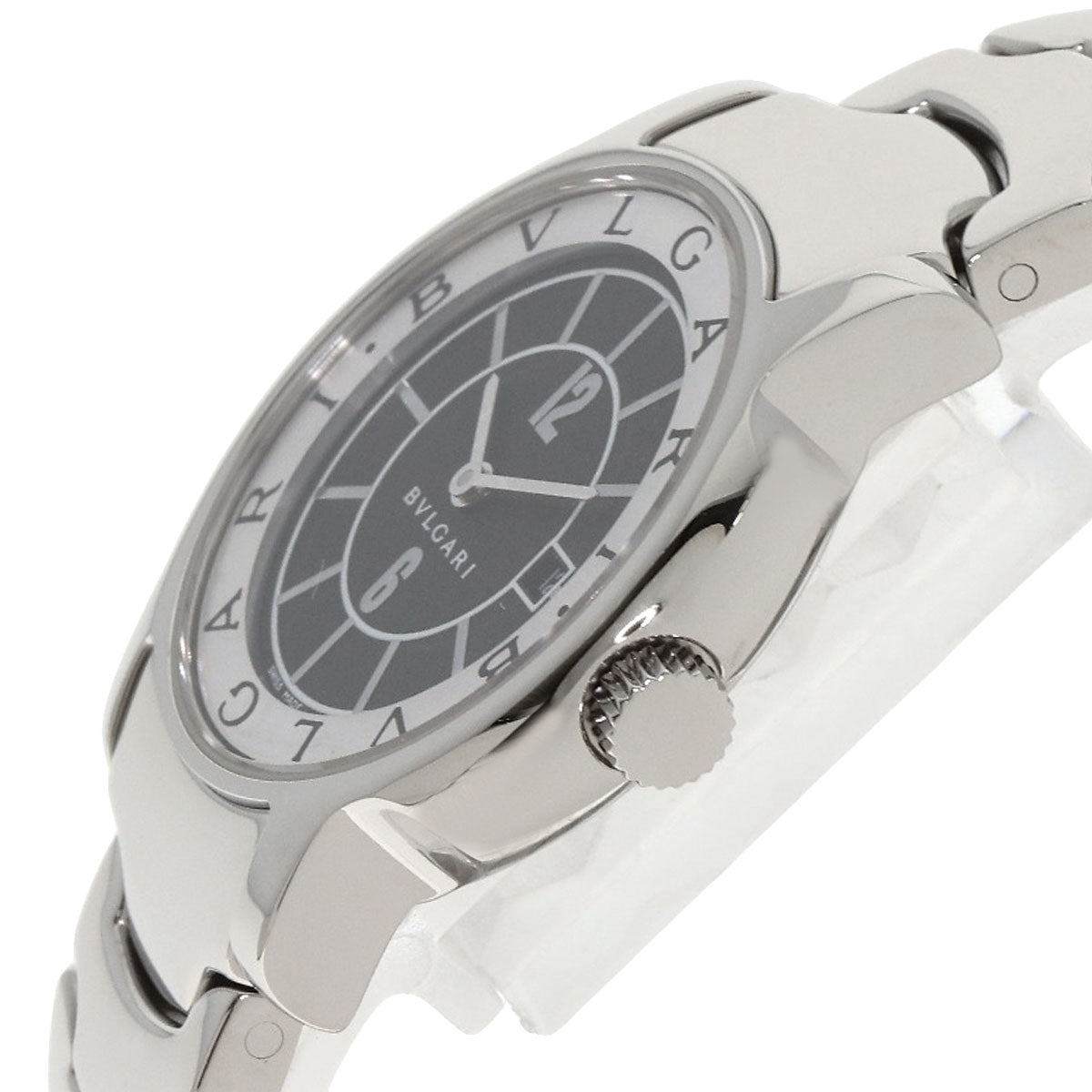 BVLGARI ブルガリ ST29BSSD ソロテンポ 腕時計 SS レディース 中古