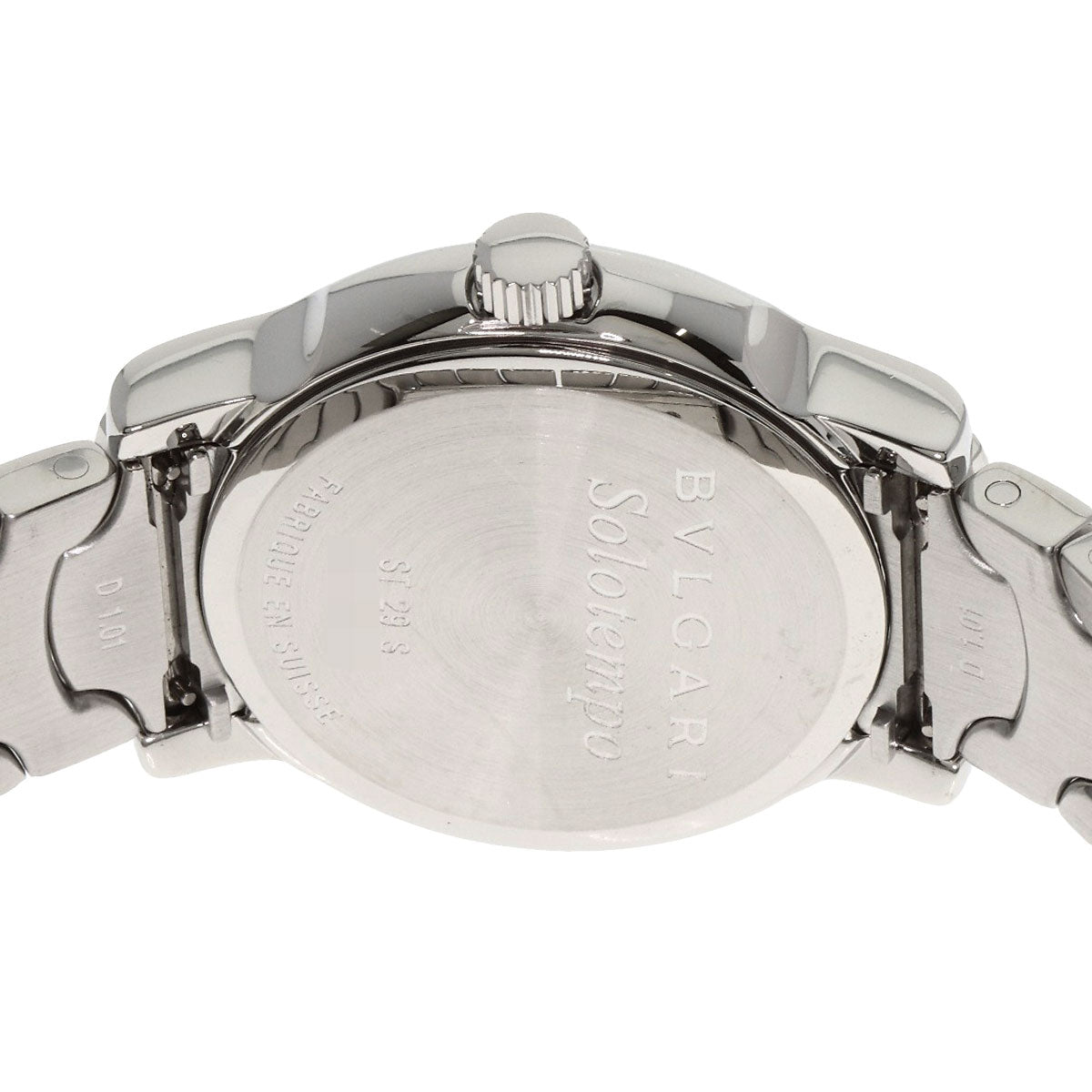 BVLGARI ブルガリ ST29BSSD ソロテンポ 腕時計 SS レディース 中古