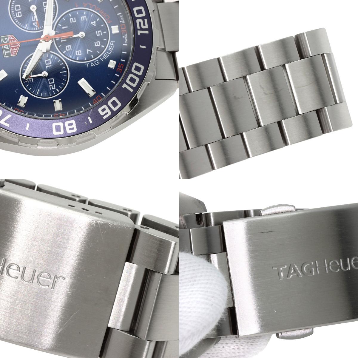 TAG HEUER タグホイヤー CAZ1014.BA0842 フォーミュラ1 クロノグラフ 腕時計 SS メンズ 中古