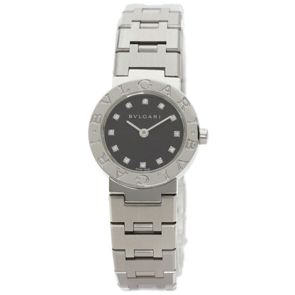 BVLGARI ブルガリ BB23SS/12 ブルガリブルガリ 12P ダイヤモンド 腕時計 SS レディース 中古