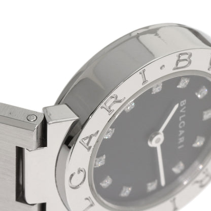 BVLGARI ブルガリ BB23SS/12 ブルガリブルガリ 12P ダイヤモンド 腕時計 SS レディース 中古