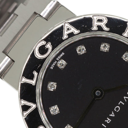 BVLGARI ブルガリ BB23SS/12 ブルガリブルガリ 12P ダイヤモンド 腕時計 SS レディース 中古