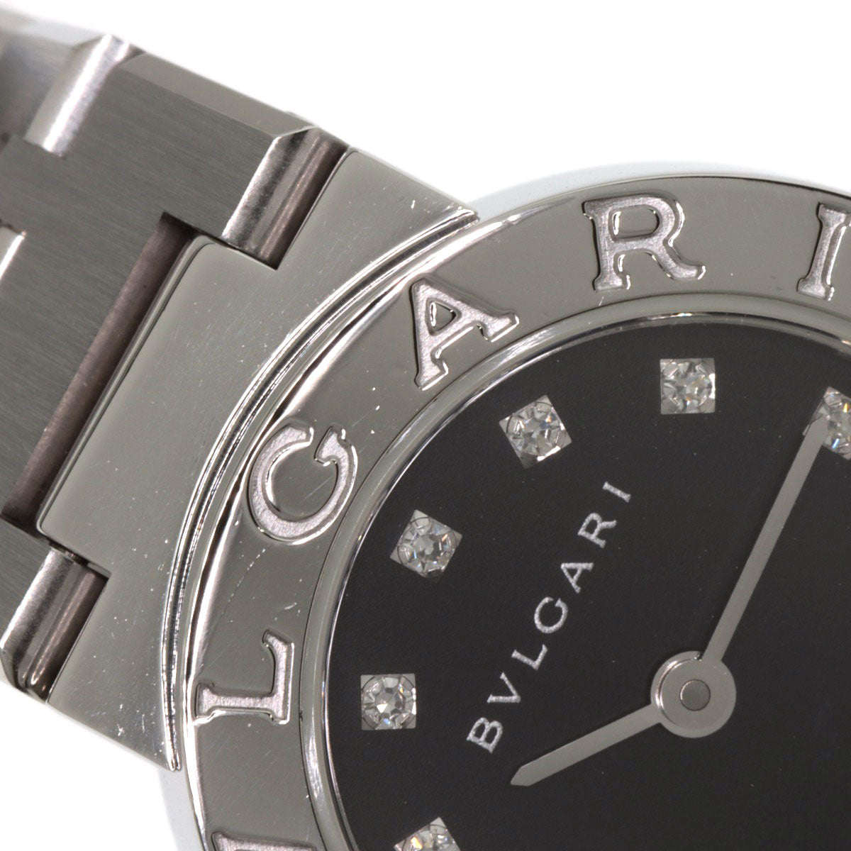 BVLGARI ブルガリ BB23SS/12 ブルガリブルガリ 12P ダイヤモンド 腕時計 SS レディース 中古