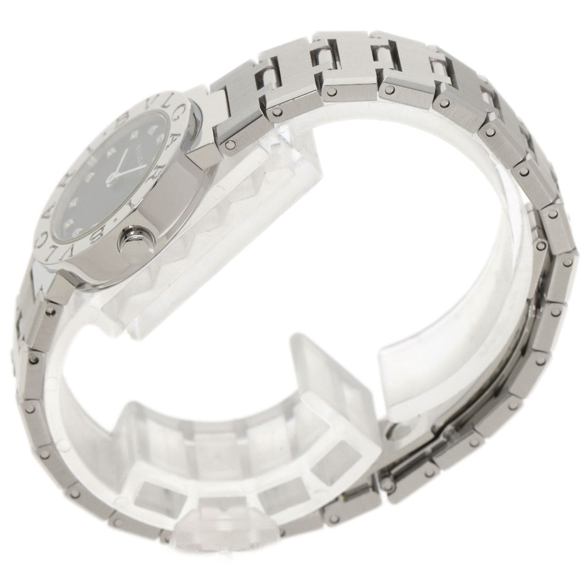 BVLGARI ブルガリ BB23SS/12 ブルガリブルガリ 12P ダイヤモンド 腕時計 SS レディース 中古