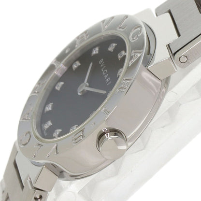 BVLGARI ブルガリ BB23SS/12 ブルガリブルガリ 12P ダイヤモンド 腕時計 SS レディース 中古