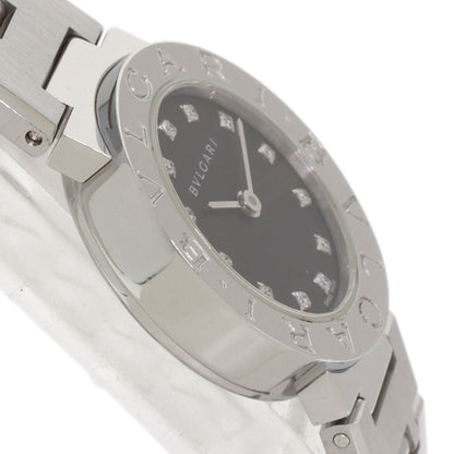 BVLGARI ブルガリ BB23SS/12 ブルガリブルガリ 12P ダイヤモンド 腕時計 SS レディース 中古