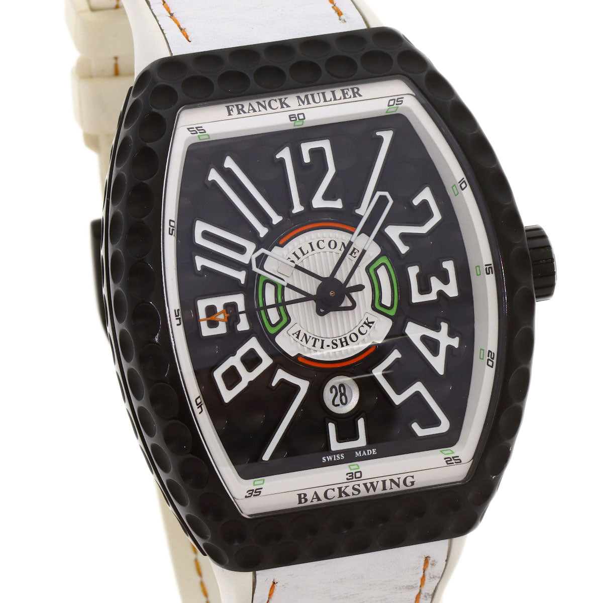 FRANCK MULLER フランクミュラー V45SCDT GOLF ヴァンガード バックスウィング 腕時計 チタン メンズ 中古