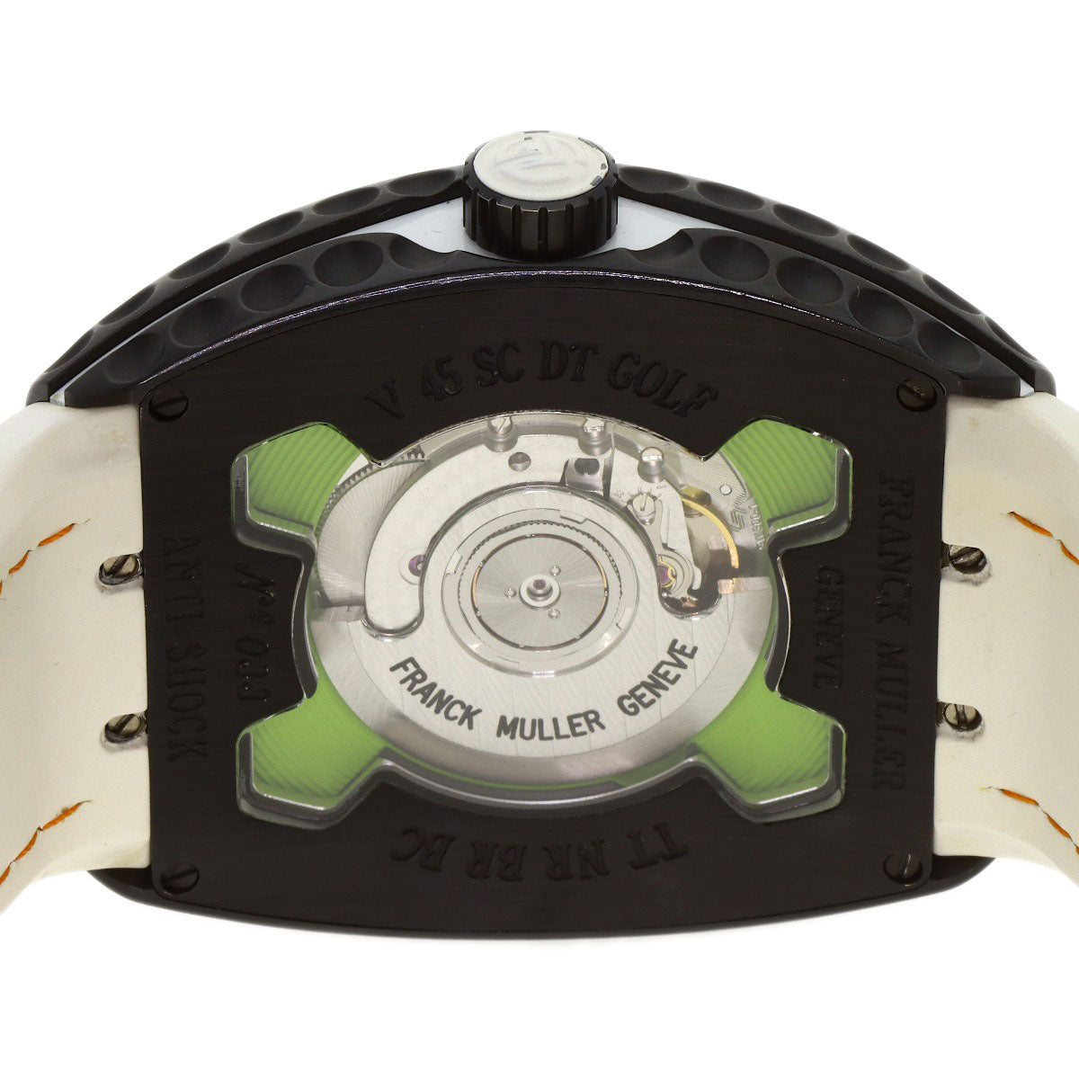 FRANCK MULLER フランクミュラー V45SCDT GOLF ヴァンガード バックスウィング 腕時計 チタン メンズ 中古