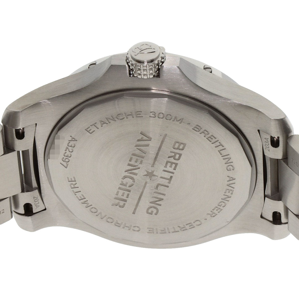 BREITLING ブライトリング A32397 アベンジャー オートマティック GMT 43 腕時計 SS メンズ 中古