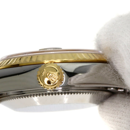 ROLEX ロレックス 69173G デイトジャスト 10P ダイヤモンド ブルーグラデーション 腕時計 SS レディース 中古