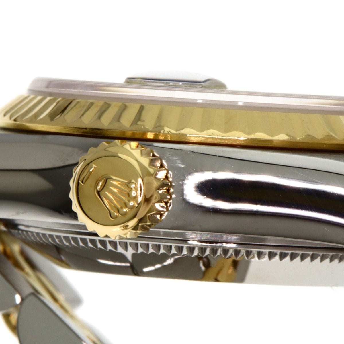 ROLEX ロレックス 69173G デイトジャスト 10P ダイヤモンド ブルーグラデーション 腕時計 SS レディース 中古