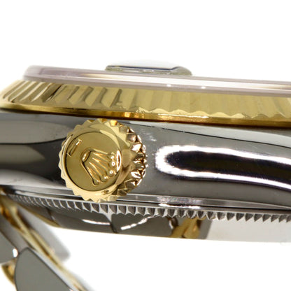ROLEX ロレックス 69173G デイトジャスト 10P ダイヤモンド ブルーグラデーション 腕時計 SS レディース 中古