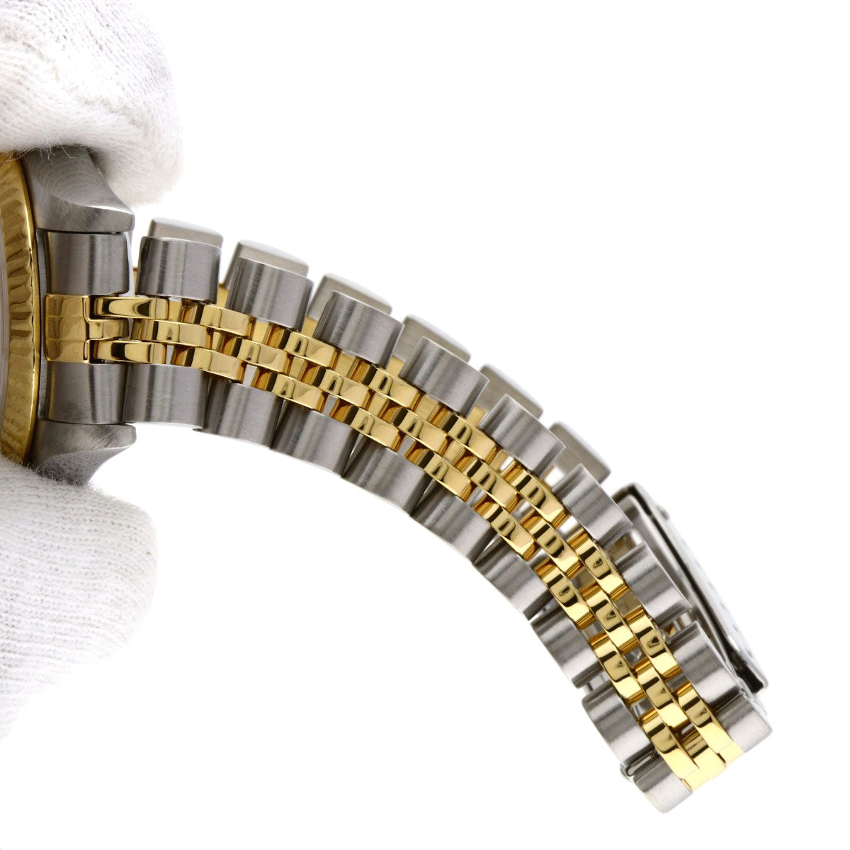 ROLEX ロレックス 69173G デイトジャスト 10P ダイヤモンド ブルーグラデーション 腕時計 SS レディース 中古
