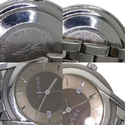 GUCCI グッチ 5500XL ラウンドフェイス 腕時計 SS メンズ 中古
