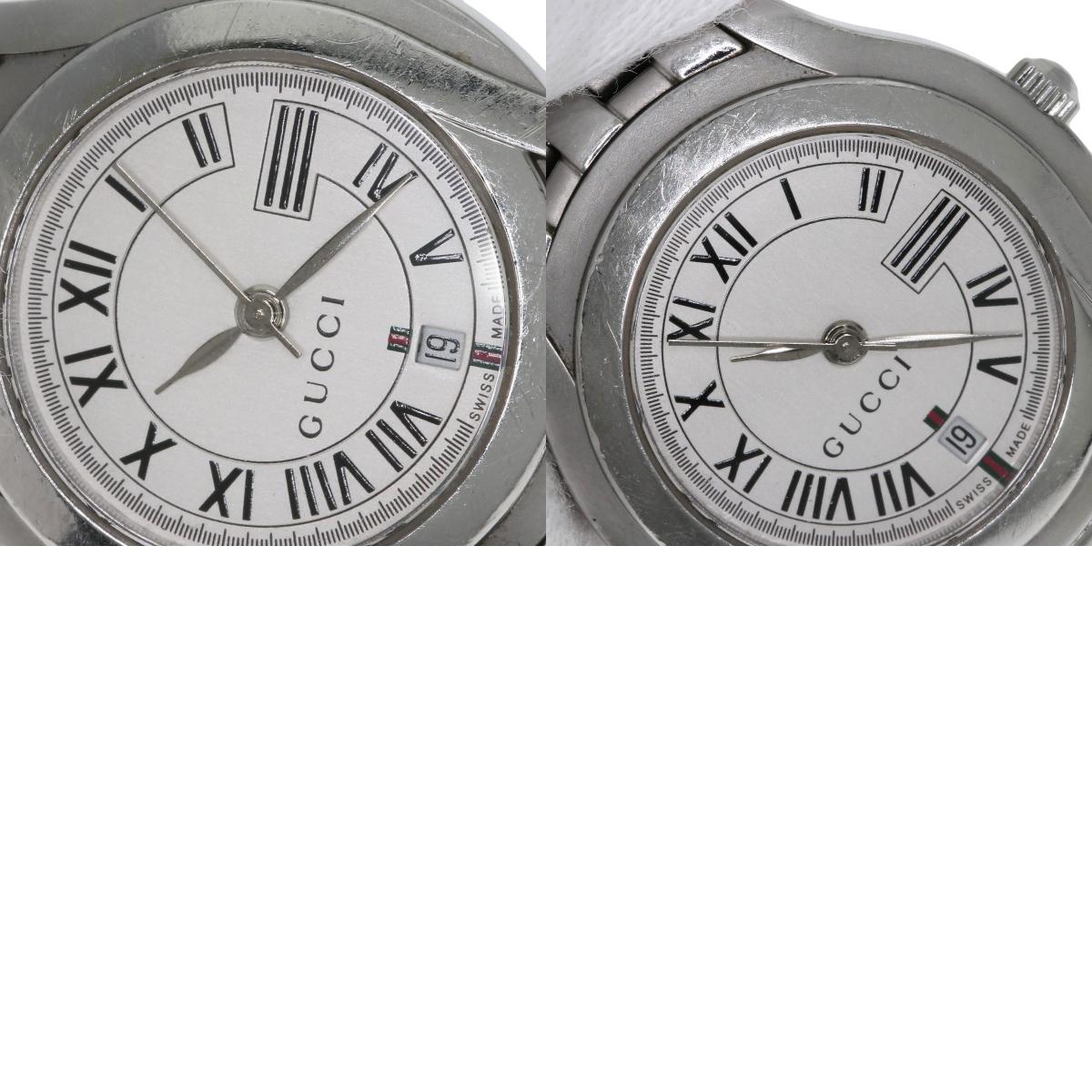 GUCCI グッチ 1500L ラウンドフェイス 腕時計 SS レディース 中古